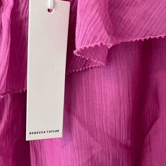 Rebecca Taylor Fuscia Blouse - Picture 4 of 6